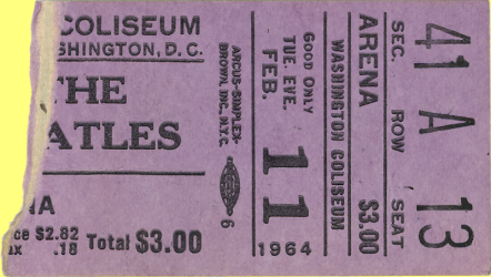 Arena  Ticket Stub