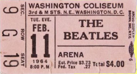 Arena  Ticket Stub
