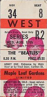 Unused Floor Ticket