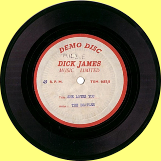 She Love You Dick James Acetate 