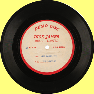 She Love You Dick James Acetate 