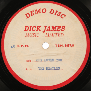 She Loves You Dick James label