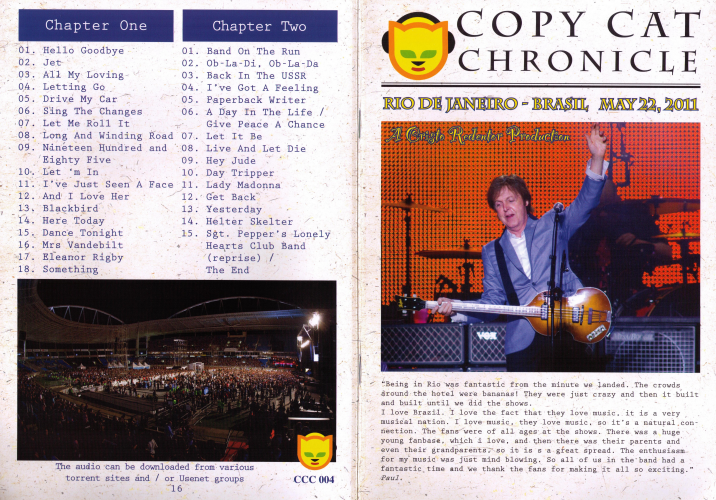 Cover front and back