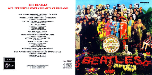 The Beatles Sgt. Pepper's MONOレコード The Beatles - Sgt. Pepper's Lonely Hearts Club Band