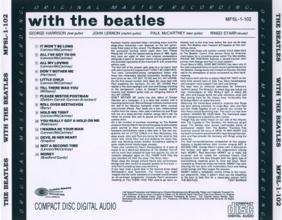 With The Beatles - MFSL- DESS