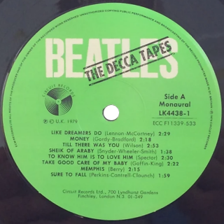  Side 1 Green 3 Label