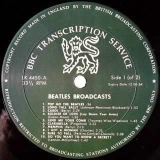  BBC Transcription Green Labels