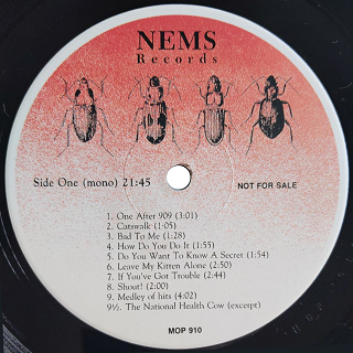 Machine Stamped Ring Label