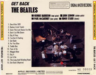 1999 Limited Edition Back