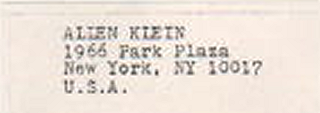 Allen Klein Label