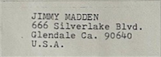Jimmy Madden  Label