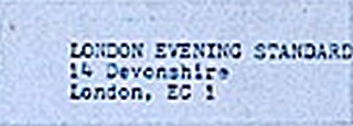 London Evening Standard Label