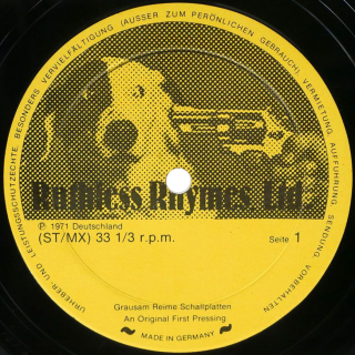 Yellow 'Ruthless' Pressing