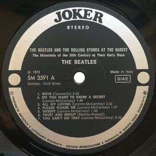  Side 1 Label