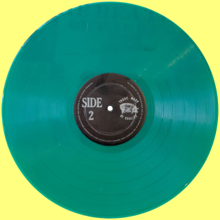 Green - Black and Silver Label  Record