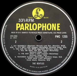 First Pressing Side 2