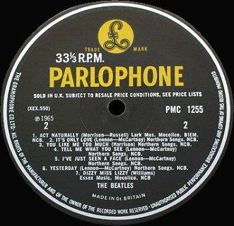 Version 1 Side 1 Label